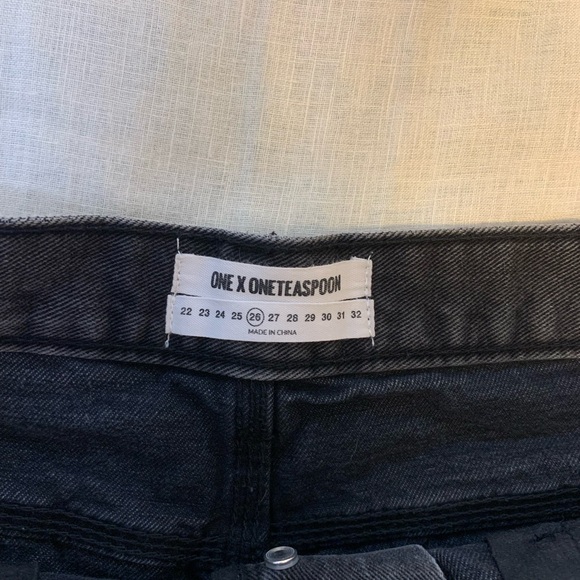 DOUBLE BLACK BANDITS DENIM SHORTS - Picture 5 of 8